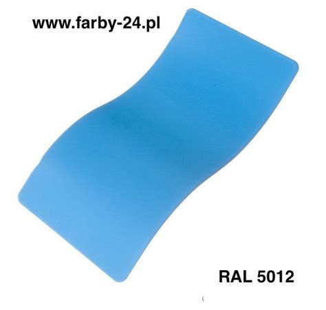 RAL 5012 Epoxid Polyester Pulverbeschichtung Farbe Blau Leuchtend Glatt