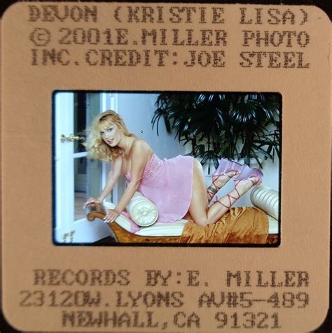 Em Kristie Lisa Bent Over Babe Orig Mm Color Slide Via Earl Miller