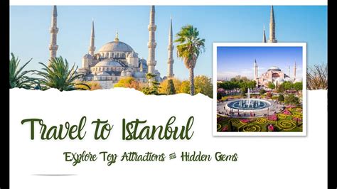 Istanbul Unveiled Top 15 Must Visit Spots Youtube