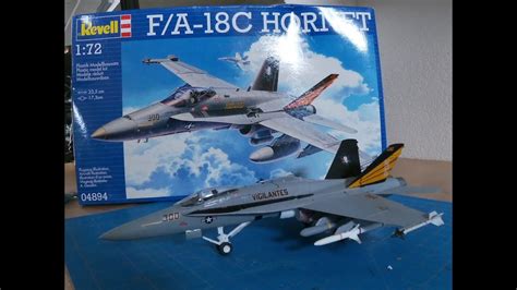 Revell 1 72 F 18 C Hornet Assembly Scale Model Sniper YouTube