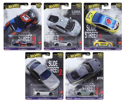 HOT WHEELS PREMIUM CAR CULTURE SLIDE STREET sada 5 aut HKC82 86 za 1414 Kč Allegro