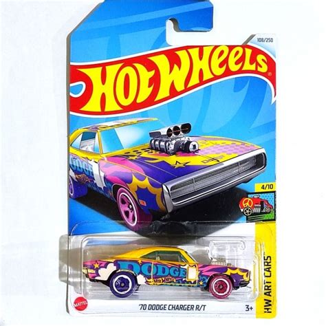 Hot Wheels 70 道奇 Charger R T 黃色 E2024 蝦皮購物