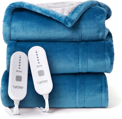 Amazon Caromio Heated Blanket Electric Throw King Size With Dual