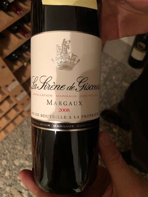 La Sir Ne De Giscours France Bordeaux M Doc Margaux