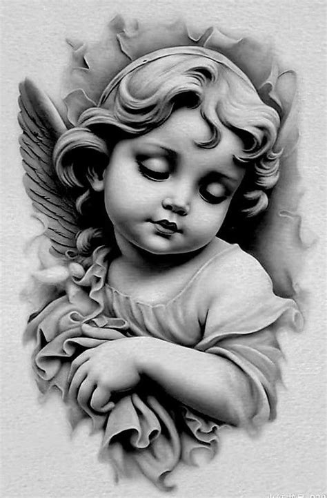 Angeles In 2024 Chicano Style Tattoo Baby Angel Tattoo Cool Tattoo