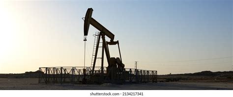 Crude Oil Pump Pumping Crude Oil Stock Photo 2134217341 Shutterstock