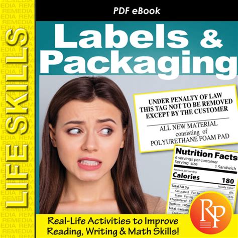 labels  packaging practical practice reading life skills