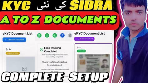 Sidra Chain EKYC Documents Sidra P2P Kyc Verification Sidra New