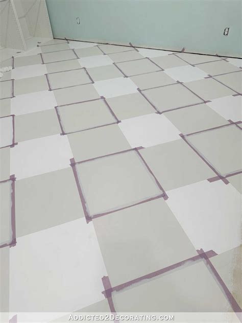 Painting A Checkerboard Floor Addicted 2 Decorating®