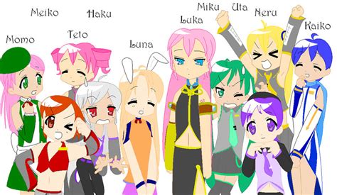 Vocaloid On Lucky Star By Lawlietluv12 On Deviantart