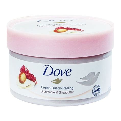 Крем-скраб для тела с гранатовыми косточками и маслом ши German Dove ...