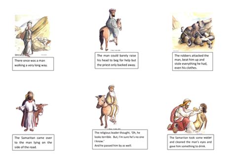 The Good Samaritan Storyboard Teaching Resources