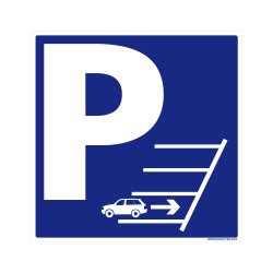 PANNEAU PARKING VEUILLEZ VOUS GARER EN MARCHE ARRIÈRE L0574