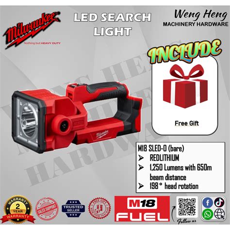 milwaukee  led search light model  sled   sled