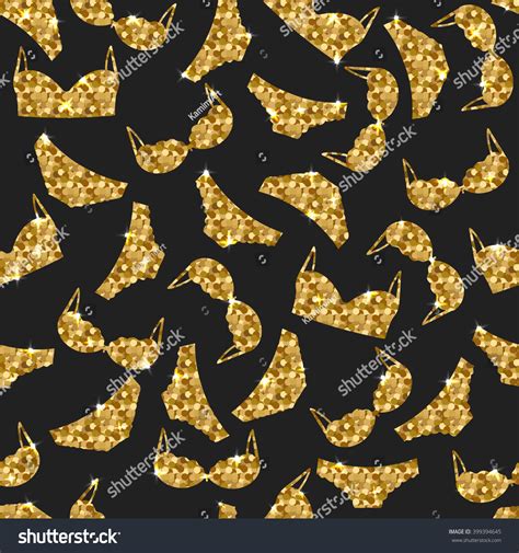 Lingerie Seamless Pattern Vector Underwear Background Stock Vector Royalty Free