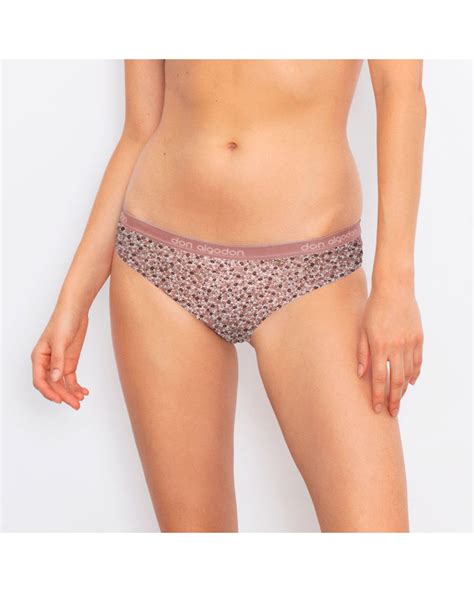 Braga Mujer Bikini Don Algodón Pack 2 al mejor precio Talla L Color Rosa