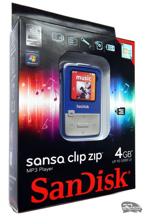 Обзор MP3-плеера SanDisk Sansa Clip Zip и его модернизация с помощью ...