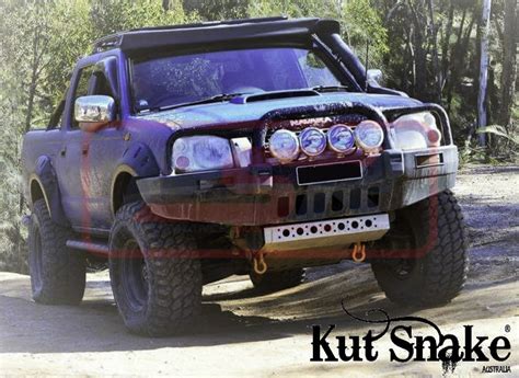 Nissan Navara D22 2004 2015 Kut Snake Flares 70mm Full Set Flares