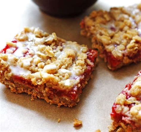 Strawberry Rhubarb Crumble Bars Tried And True Recipes