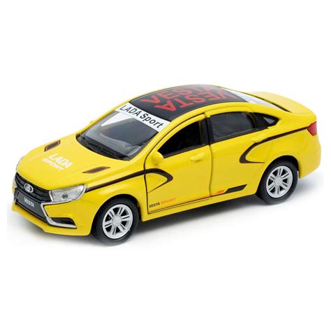 Модель машины Welly LADA Vesta sport, 1:34-39 - купить с доставкой по ...