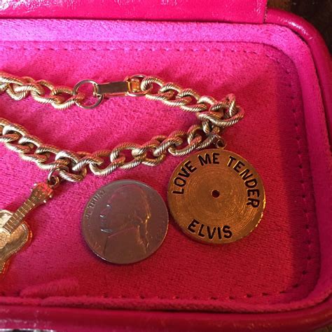Vintage Bradford Exchange Elvis Presley 1977 Charm Br Gem