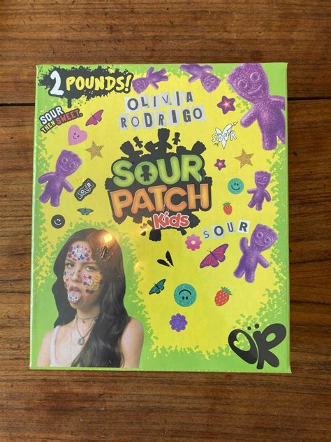 Olivia Rodrigo Sour Patch Kids Sealed 2lb Box Limited Edition Exclusive ...