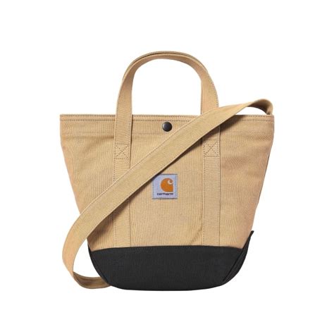 Carhartt Wip Carhartt Wip Womens Canvas Small Tote Bag Dusty Brown I028886 07e