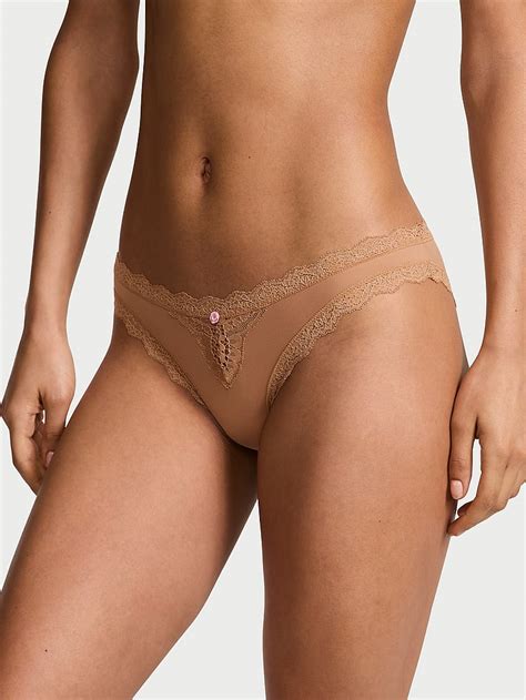 Buy Lace Trim Bikini Panty Toffee Order Panties Online Victoria S Secret