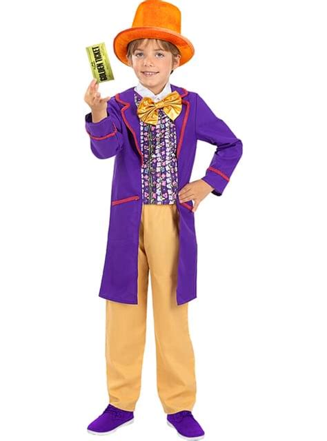 Disfraz de Willy Wonka para niño Charlie y la Fábrica de Chocolate