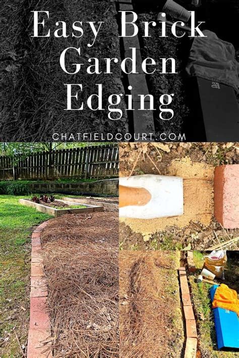 How To Lay Brick Garden Edging · Chatfield Court