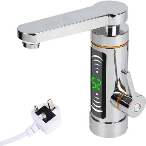 Instant Electric Hot Water Faucet Fast Heating Faucet With Led Digital Display Rotating