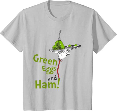 Dr Seuss Green Eggs And Ham Title T Shirt