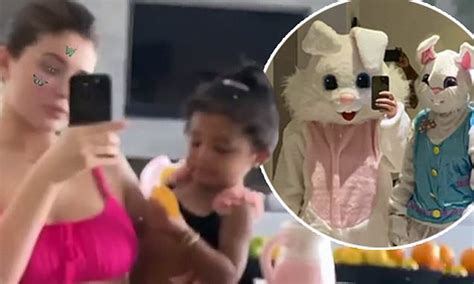 Kylie Jenner Serves Body In Hot Pink Bikini As She Enjoys Dip With Travis Scott And Daughter