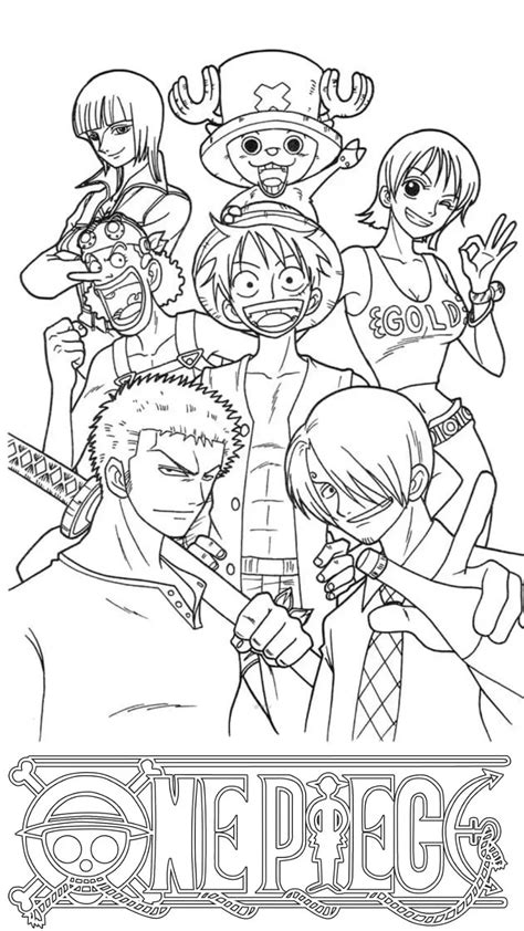 One Piece para Colorir: 15 Desenhos Grátis para Aventuras Incríveis!