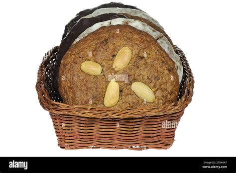 Original Nuremberg Elisen Type Lebkuchen Gingerbread In A Basket
