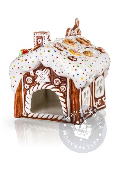 Купить "ПОДСВЕЧНИК "ПРЯНИЧНЫЙ ДОМИК" в СПб от компании "Фарфоровая ...