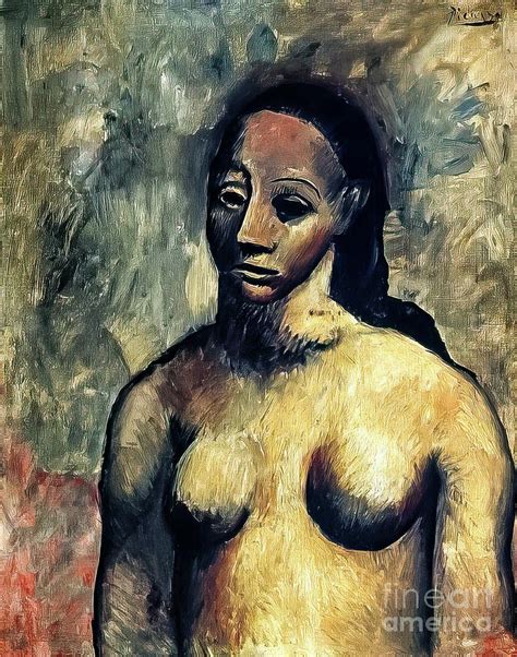 Bust Of Nude Woman By Pablo Picasso 1906 By M G Whittingham