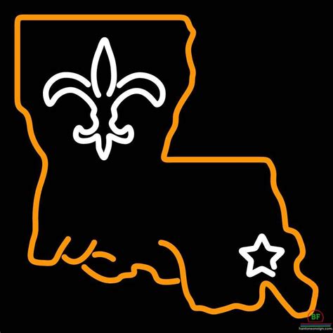 Orleans Saints Neon Sign Teams Neon Light – DIY Neon Signs