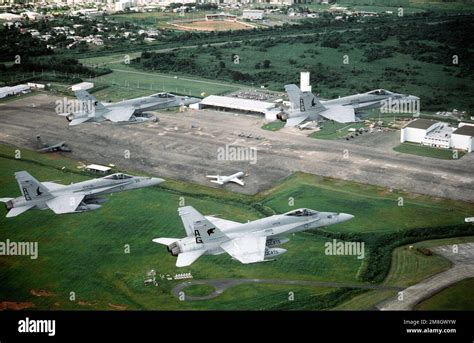 F/A-18C Hornet aircraft of Strike Fighter Squadron 131 (VFA-131) and ...