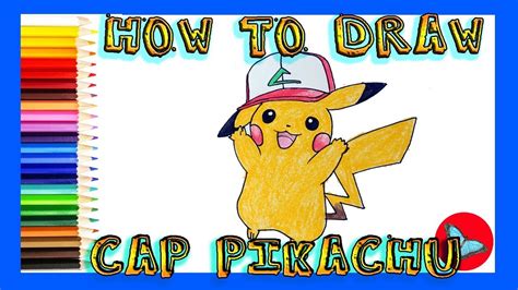 How To Draw Pikachu With A Hat Step By Step