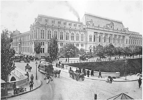 Old Bucharest Romania Xix Century Palace Of Justice Romania Photo