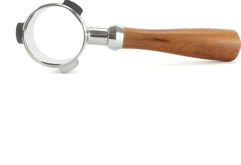 Naked Portafilter Hout 54mm RVS Bodemloze Filterdrager Portafilter 54mm Bol