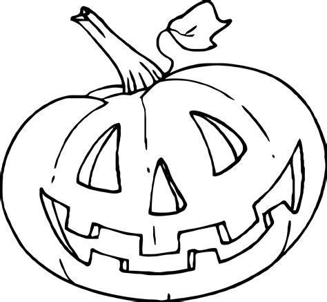Halloween Pumpkins Coloring Pages
