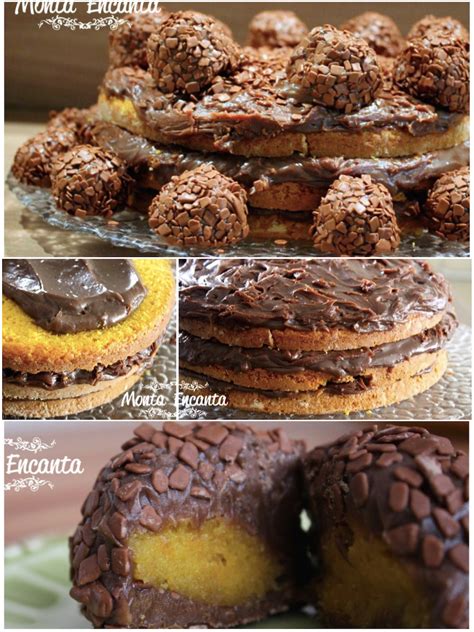 Naked Cake De Cenoura Brigadeiro Veja A Receita