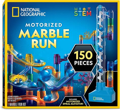 NATIONAL GEOGRAPHIC Marble Run With Motorized Elevator 150 Piece