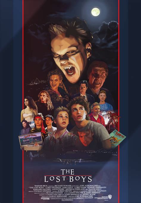 The Lost Boys 1987 Poster Film Art Print A4 A3 A2 Geschenk Für Ihn