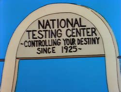 National Testing Center - Wikisimpsons, the Simpsons Wiki