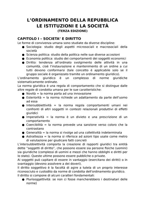 Ordinamento Della Repubblica Lordinamento Della Repubblica Le