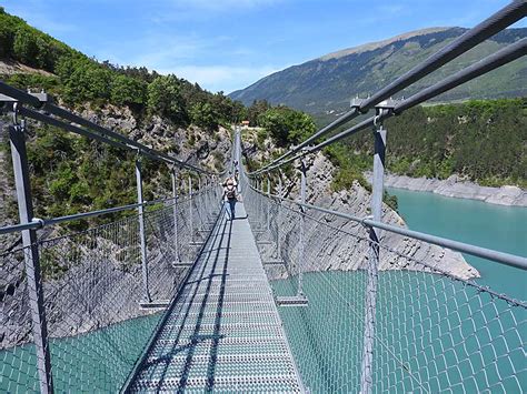 Passerelles Himalayennes Du Monteynard Ponts Lacs Lac Du Monteynard La Matheysine