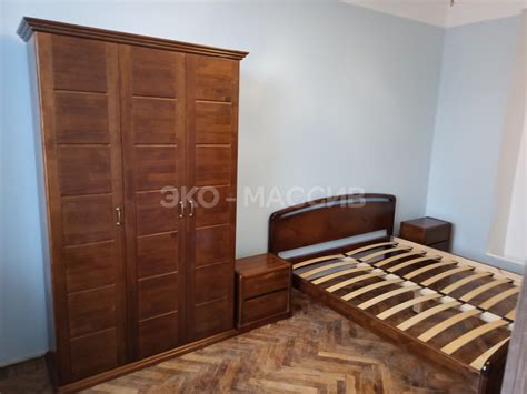 Спальный гарнитур Альба из массива сосны - производитель Эко-Массив